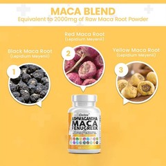 Daitea 17-In-1 Supplement With Maca Root Fenugreek 5000mg-30/60/120 Capsules