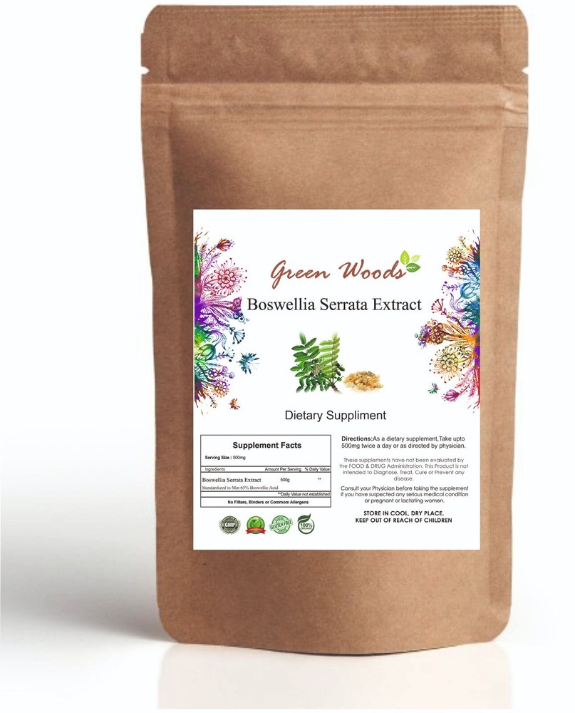 Boswellia Serrata Extract 65% Boswellic acid For Supports Healthy Joint Function