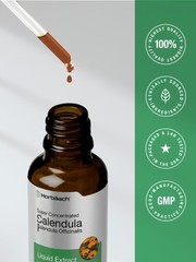 Calendula Liquid Extract | 2 fl oz | Vegetarian | Non-GMO | by Horbaach