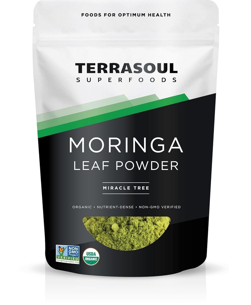Terrasoul Superfoods Organic Moringa Leaf Powder 11 oz – USDA Organic, 100% Pu