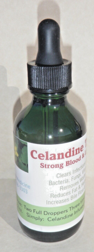 Celandine Tincture Effective Liver Detox, Removes Molds & Fungi, Increases Bile