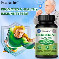 Berberine 1000mg Capsules* Healthy Immune System Support
