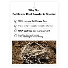 Jirisan Starmaru Korean Bellflower Root Powder (120g/4.2oz)