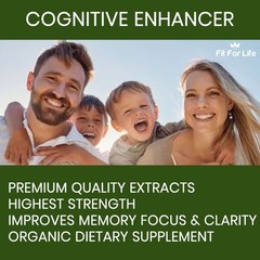 (2) MAX Strength Bacopa Monnieri Extract 1000mg Organic 120 Pills BRAIN FUNCTION