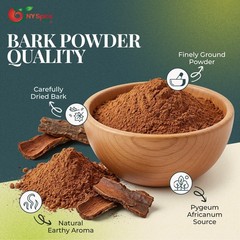 NY Herb Shop Pygeum Bark Powder | Bulk Wholesale Herbal Powder