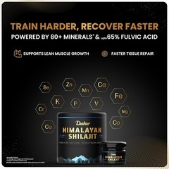 Dabur Himalayan Shilajeet Resin – 15g | 100% Pure Shilajeet | Boosts Stamina