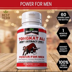 180 x PILLS TONG KAT ALI PURE ROOT EXTRACT 200:1 BODYBULDING LONGJACK STRONGEST