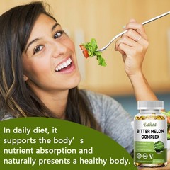 Organic Bitter Melon Complex Extract 120 Capsules – Blood Sugar Support 2500mg