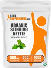 BulkSupplements Organic Stinging Nettle Extract Powder – 1000 mg Per Serving