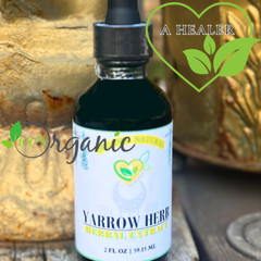 Yarrow Herb Non-Alcohol Extract Organic Natural Liquid Drops 2oz Digestion & Imm