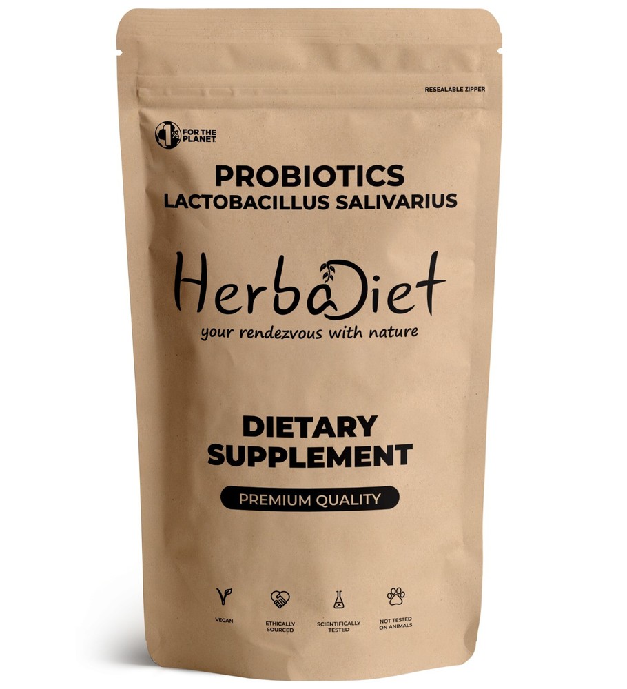 Probiotics Blend Lactobacillus Salivarius 25 Billion CFU for Digestive Health