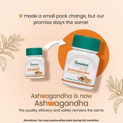 Himalaya Ashvagandha – General Wellness Tablets, 60 Tablets