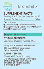 HerbEra Bronchitix Alcohol-FREE Tincture. Cough Formula