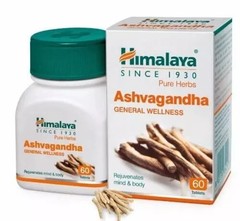 20 X Himalaya Wellness Pure Herbs Ashvagandha 60 TabletS SF/