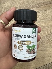 Royavita Ashwagandha Supplements 2400mg Organic with 60 Count (Pack of 1)