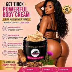 Get Thick Products POWERFUL Booty Enhancement Cream Butt, Hips & Thighs
