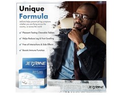 No Jet Lag Homeopathic Jet Lag Remedy (2 Pack, 60 Chewable Tablets)