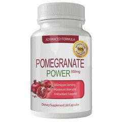 Pomegranate Extract 500 mg Antioxidant Boost 60 Natural Capsules FREE Shipping
