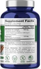 Osha Root 1500mg 150 Caps Non-GMOGluten FreeBioperine Ligusticum porte