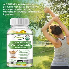 Extra Strength Astragalus Root 20:1 Extract 5000mg – Immune Support,Energy Boost