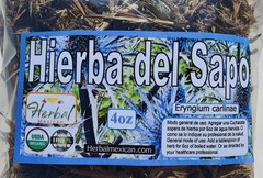Hierba del sapo, Eringo/eryngo Tea, yerba del sapo 8oz organic Mexican Herbs !!!