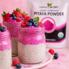 USDA Certified Superfood Organic Freeze-Dried Pitaya Powder Dragon Fruit