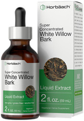 White Willow Bark Liquid Extract | 2 fl oz | Alcohol Free | by Horbaach