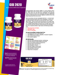 Gastrointestinal Disorder- GID 2020 Bloating, Heartburn/GERD ( 60ct)