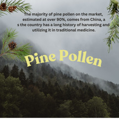 Organic Pine Pollen 500mg – Testosterone & Vitality Support – 100 Caps