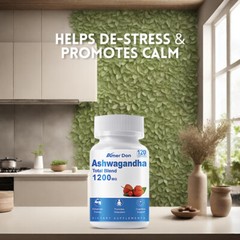 Ashwagandha 1200mg Stress Anxiety Relief Immune Support High Absorption