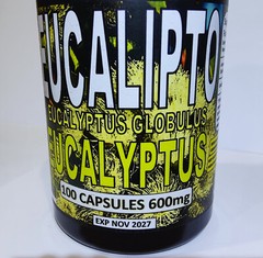 Eucalipto – eucalyptus 100 Capsules – Hojas de eucalipto Capsulas