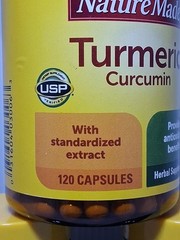 3x Nature Made Turmeric Curcumin 500 mg, Herbal Supplement 120 Caps Each