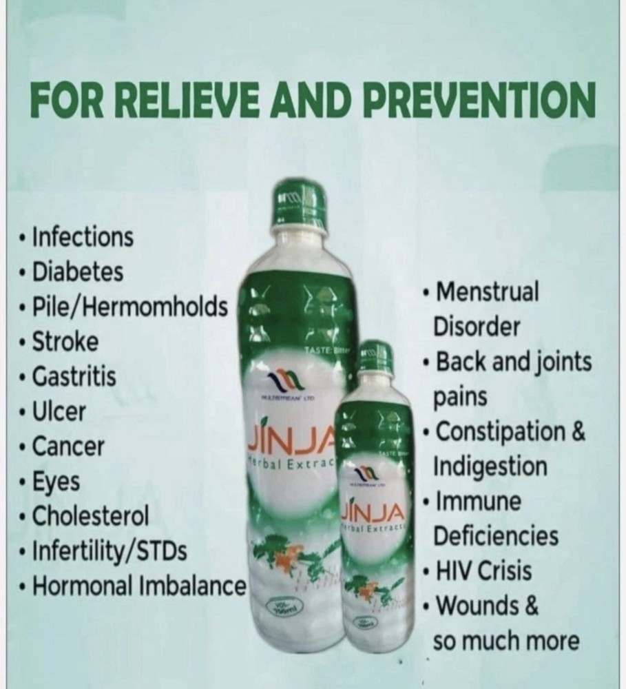 Jinja herbal extracts 750ml bottle