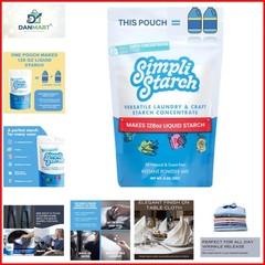 Dissolvable Liquid Starch Powder Mix. Makes 128 Oz Liquid Starch. Perfect For…