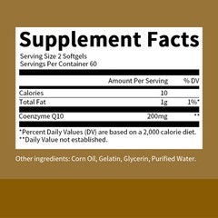 Coenzyme Q-10 200mg Antioxidant Magnesium Glycinate 500mg For Sleep Heart Health