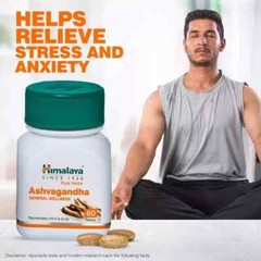 🌿 Himalaya Ashvagandha | Pack of 3 | 60 Tablets Each |Expiry 02/2027