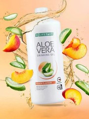 LR Aloe Vera Drinking Gel Peach Women Men Health – 1000 ml./33.3 fl.oz