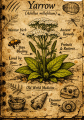 Dino Relief: A Comfrey and Yarrow infused pain-relieving salve