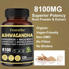 Ashwagandha Root Herbal Supplement | Mood Support Friendly Non-GMO