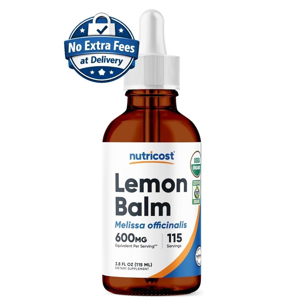 Extracto Líquido Orgánico de Toronjil 600 mg (Melissa officinalis) 115 Porciones