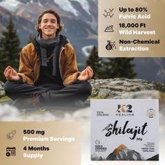 Pure Himalayan Shilajit Resin 80g Authentic k2healingshilajit Lab Tested