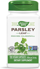 Nature’s Way Parsley Leaf Provides Chlorophyll, Premium Herbal 100 Vegan Capsule