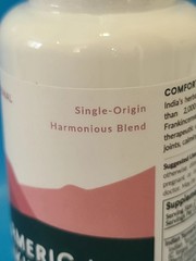 Nutritional Roots TURMERIC+ FRANKINCENSE Plant Powered Comfort, 60 CAPS 06/28