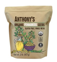 Organic Fenugreek Seeds 2 lb – Whole Methi, Gluten Free, Non-GMO, Non-Irradiated
