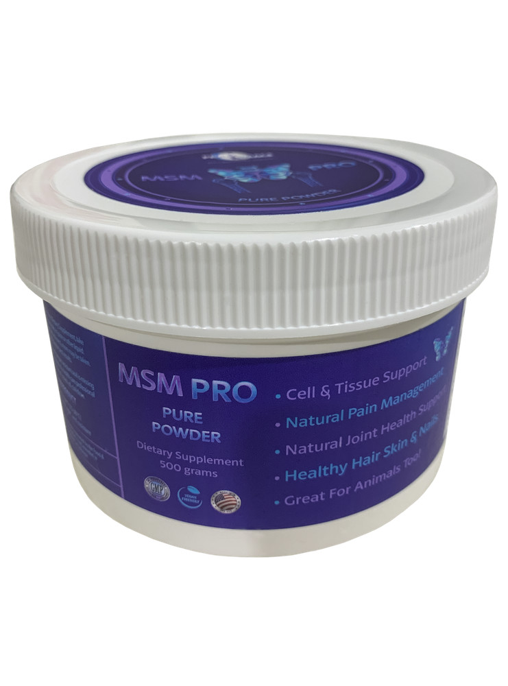MSM Pro Powder 500gm – 1.1 lb – Made in the USA! By Pro Image Int’l