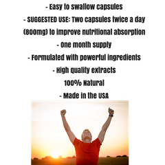 PUMPKIN SEED, CAT’S CLAW, QUERCETINE, 120 capsules, Prostate Supplement, Formula