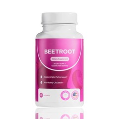 3PCS Rosabella Organic Beet Root 60 Capsules Natural Energy Boost Blood Pressure