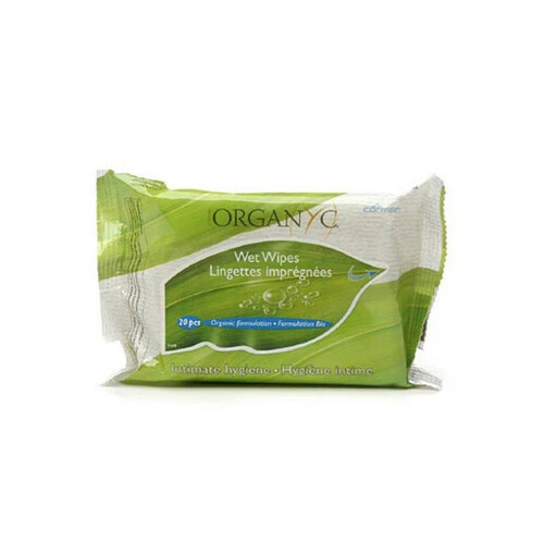 Intimate Hygeine Wet Wipes 20 ct by Organyc