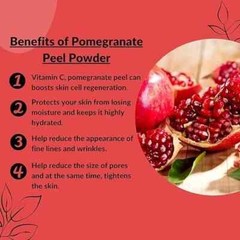 Organic Pomegranate Peel Extract Powder Original Indian Herb Fresh Stock + (F.S)