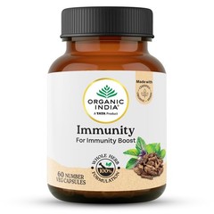 Organic India Immunity 60 Veg Capsules Ayurvedic Herbal Wellness 10 Pack